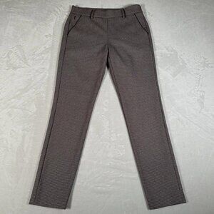 Golfino Pants Women Size 6 Slash Pockets Straight Legs Embroidered Logo Golf EUC